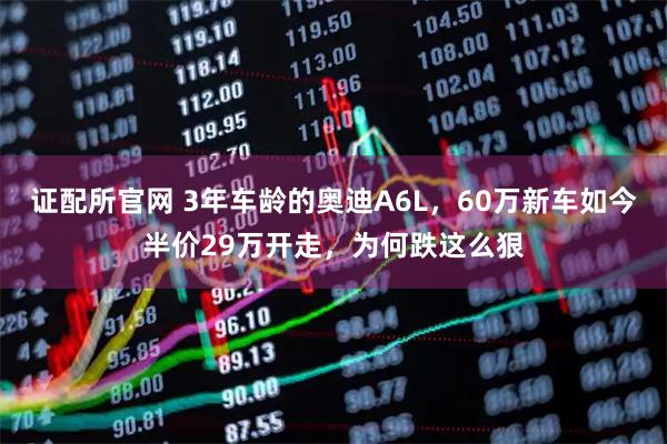 证配所官网 3年车龄的奥迪A6L，60万新车如今半价29万开走，为何跌这么狠